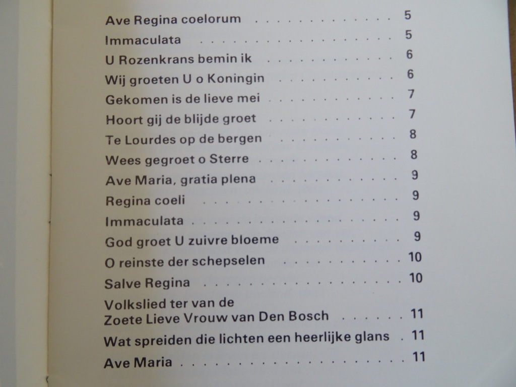 Tekst van de liederen bij de Maria-cassette - Afbeelding 4