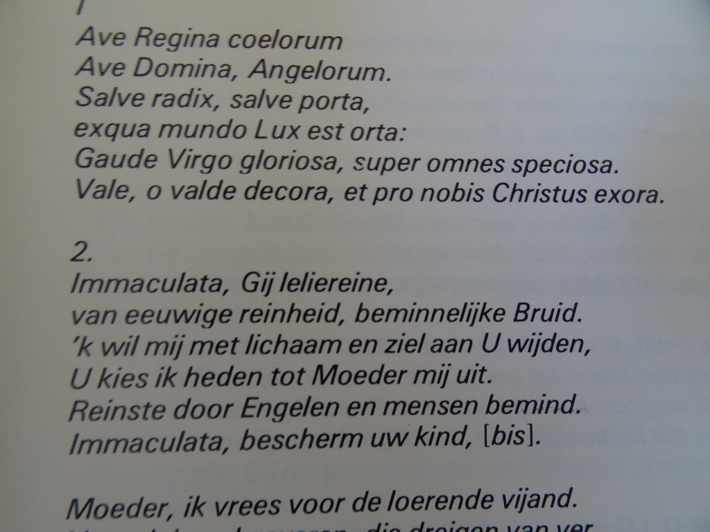Tekst van de liederen bij de Maria-cassette - Afbeelding 5