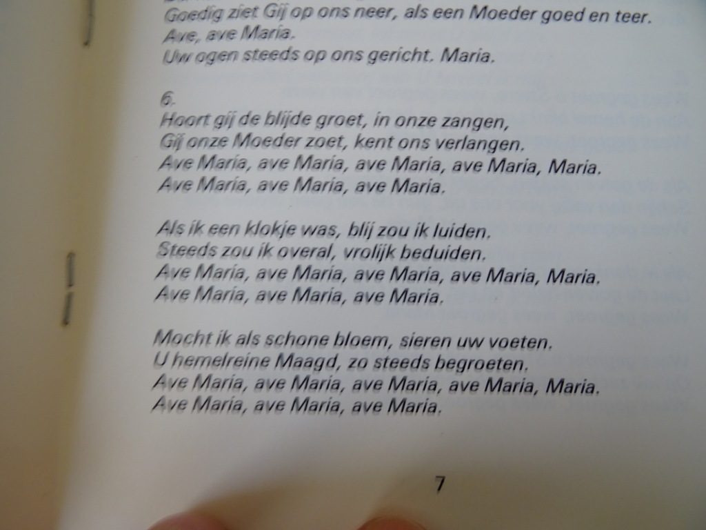 Tekst van de liederen bij de Maria-cassette - Afbeelding 7