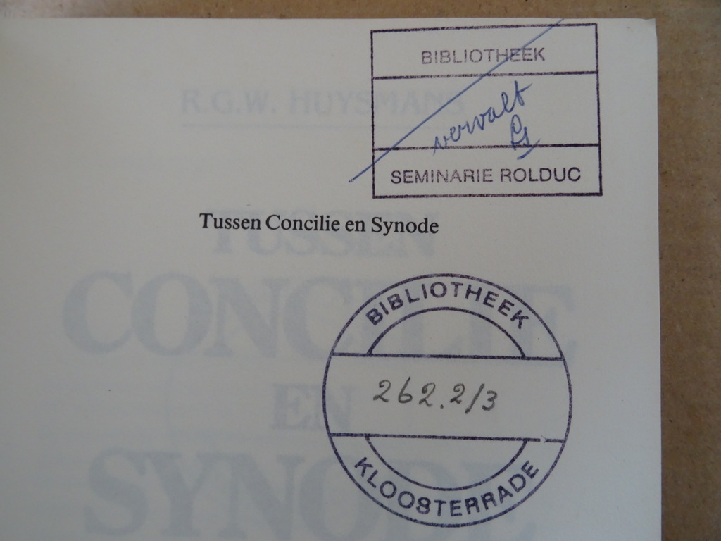 R. G. W. Huysmans Tussen concilie en synode - Afbeelding 4