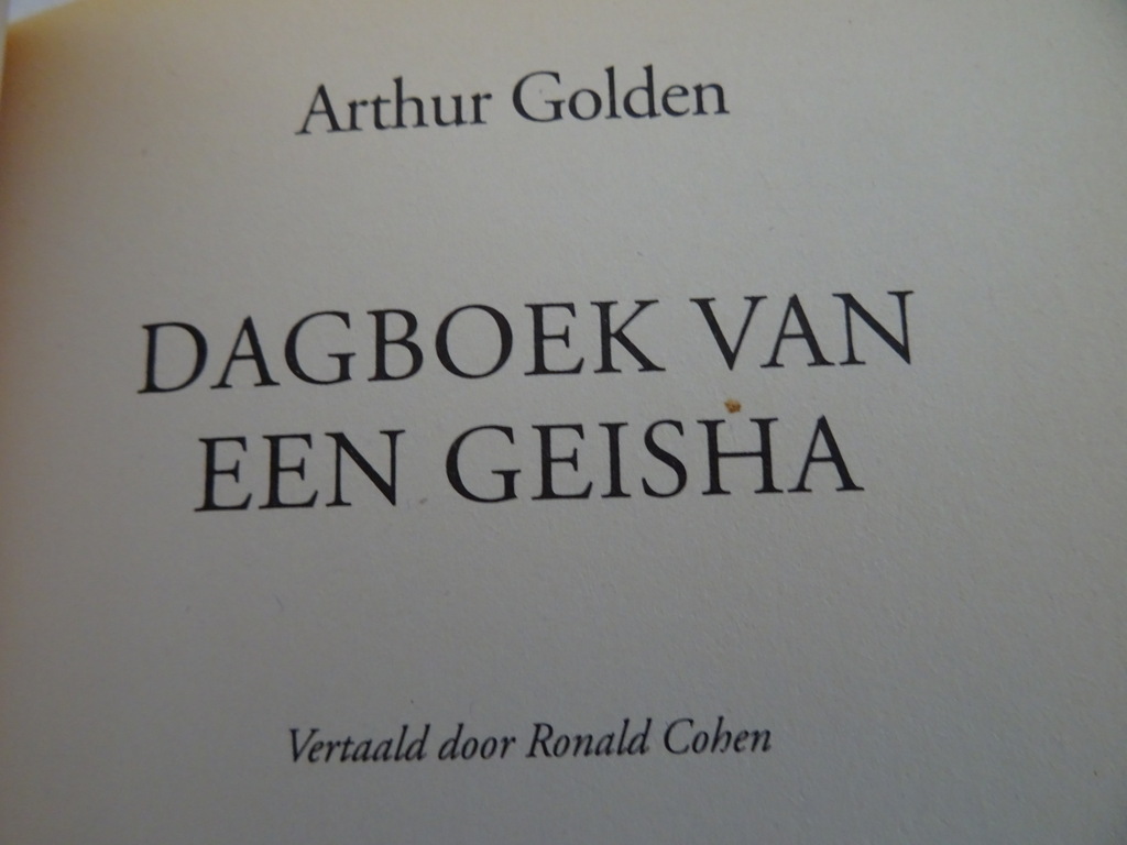 Arthur Golden Dagboek van een Geisha - Afbeelding 4