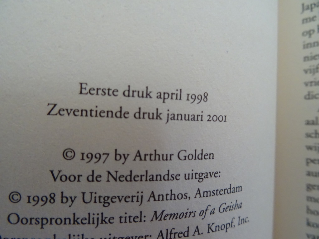 Arthur Golden Dagboek van een Geisha - Afbeelding 6