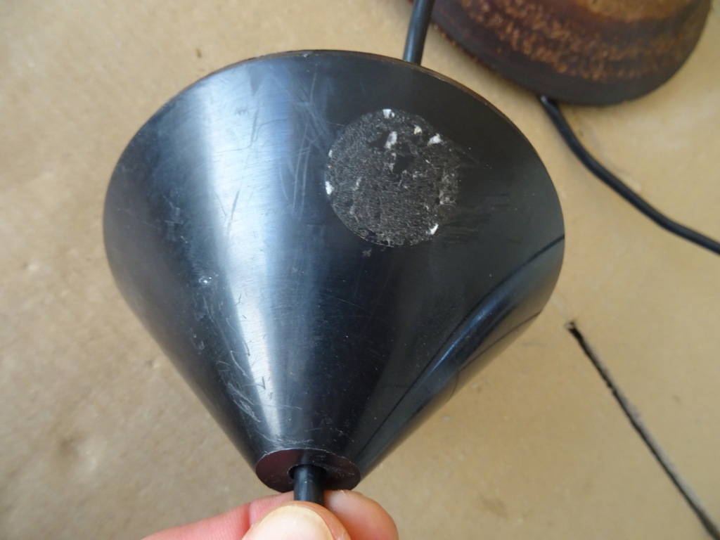 Vintage aardewerk hanglamp heksenhoed 17cm - Afbeelding 14