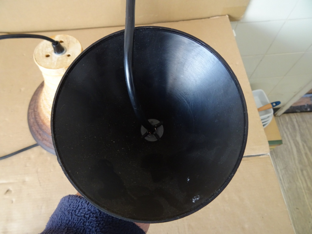 Vintage aardewerk hanglamp heksenhoed 17cm - Afbeelding 15