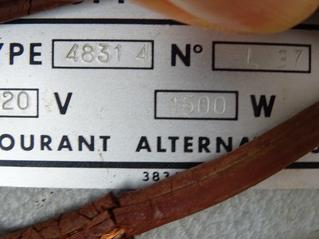 Vintage elektrische kachel Thermor Orléans - Afbeelding 11