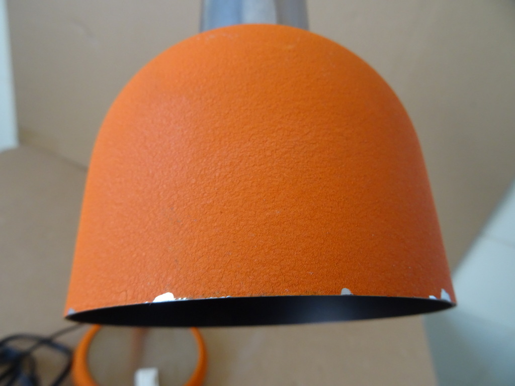 Vintage metalen lamp tafellamp 40cm - Afbeelding 17
