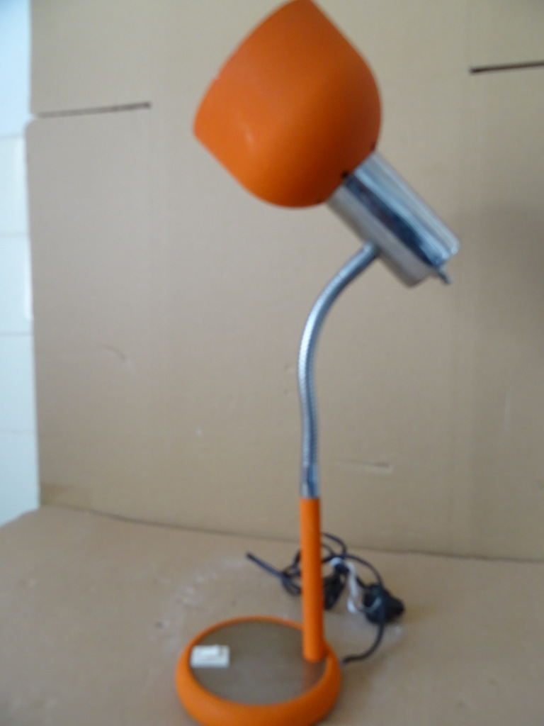 Vintage metalen lamp tafellamp 40cm - Afbeelding 23