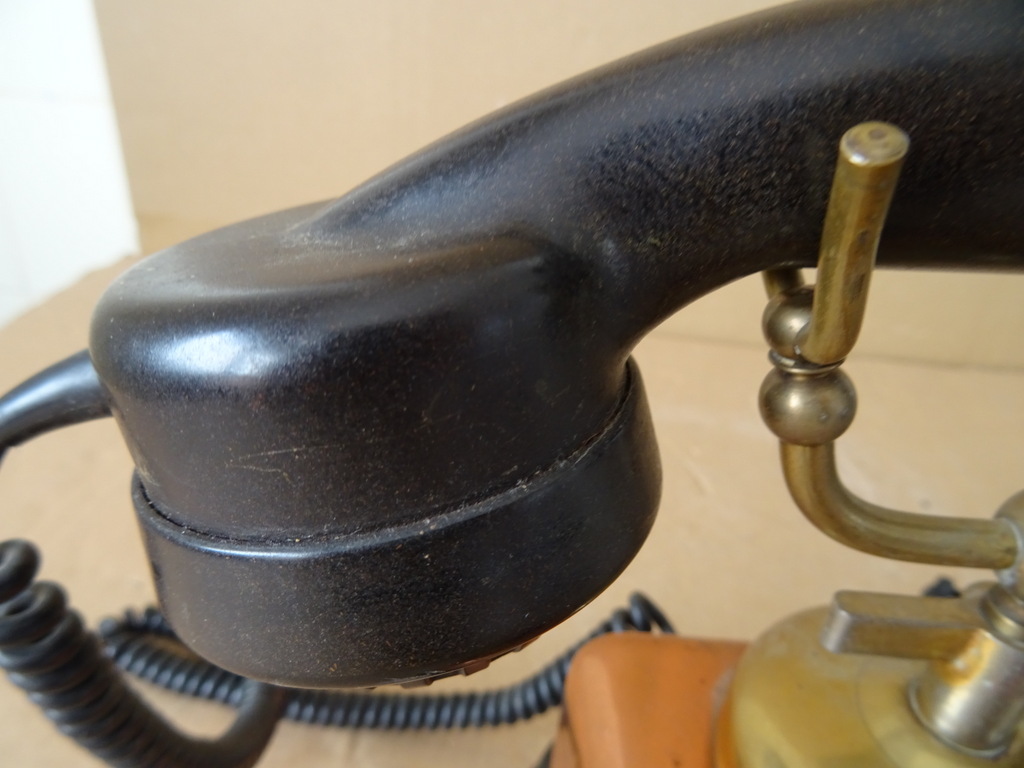 Vintage koperen telefoon telefoontoestel - Afbeelding 5