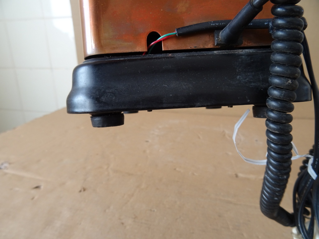 Vintage koperen telefoon telefoontoestel - Afbeelding 17