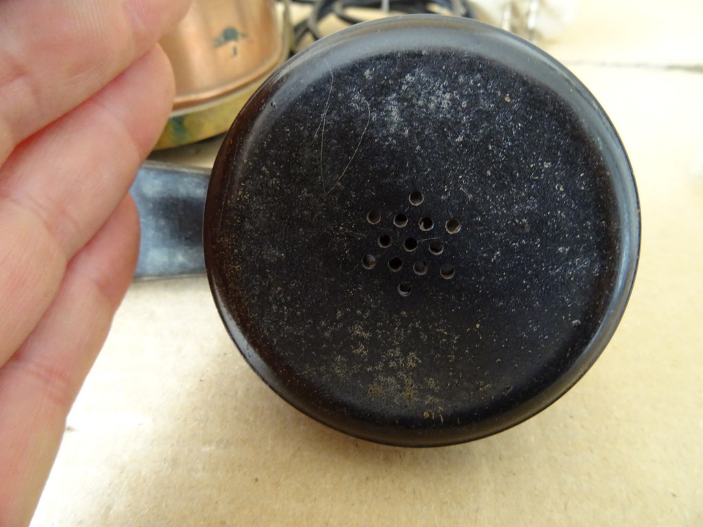 Vintage koperen telefoon telefoontoestel RTT 56 - Afbeelding 6