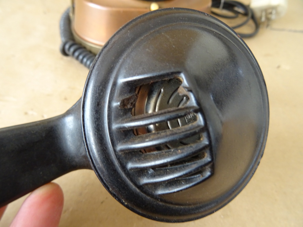 Vintage koperen telefoon telefoontoestel RTT 56 - Afbeelding 8