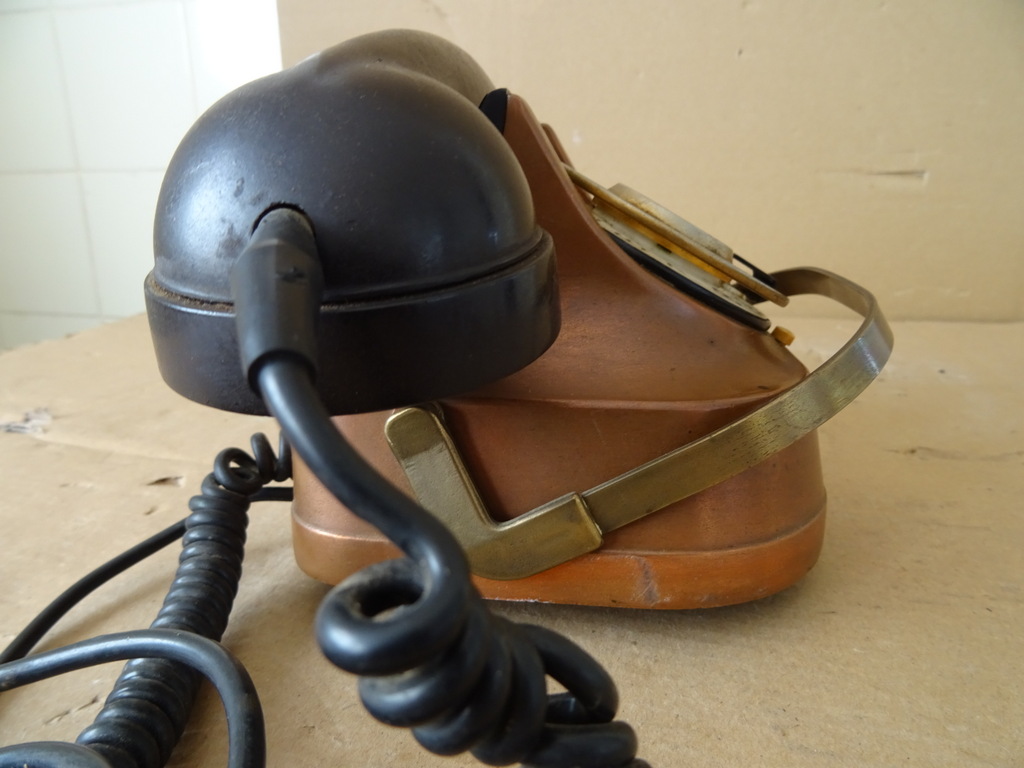 Vintage koperen telefoon telefoontoestel RTT 56 - Afbeelding 19