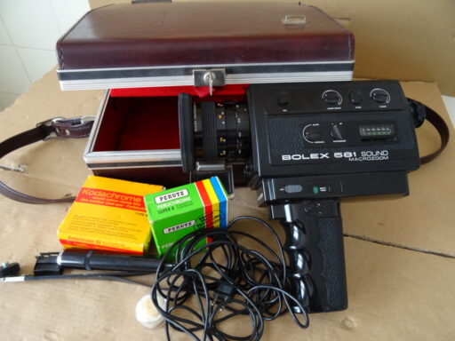 Vintage filmcamera Bolex 581 Sound Macrozoom