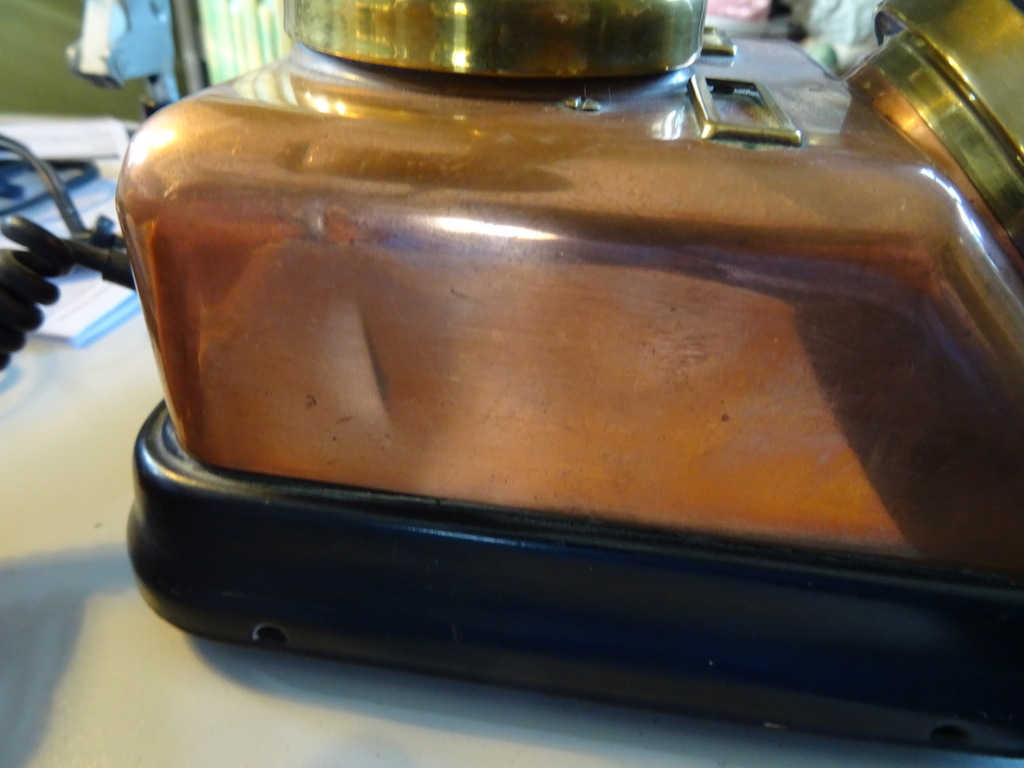Vintage koperen telefoon telefoontoestel - Afbeelding 31