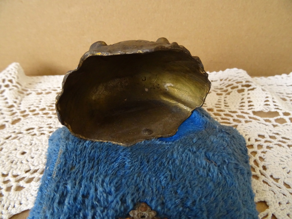 Antiek of vintage kruisbeeld met wijwaterbakje 40cm - Afbeelding 15