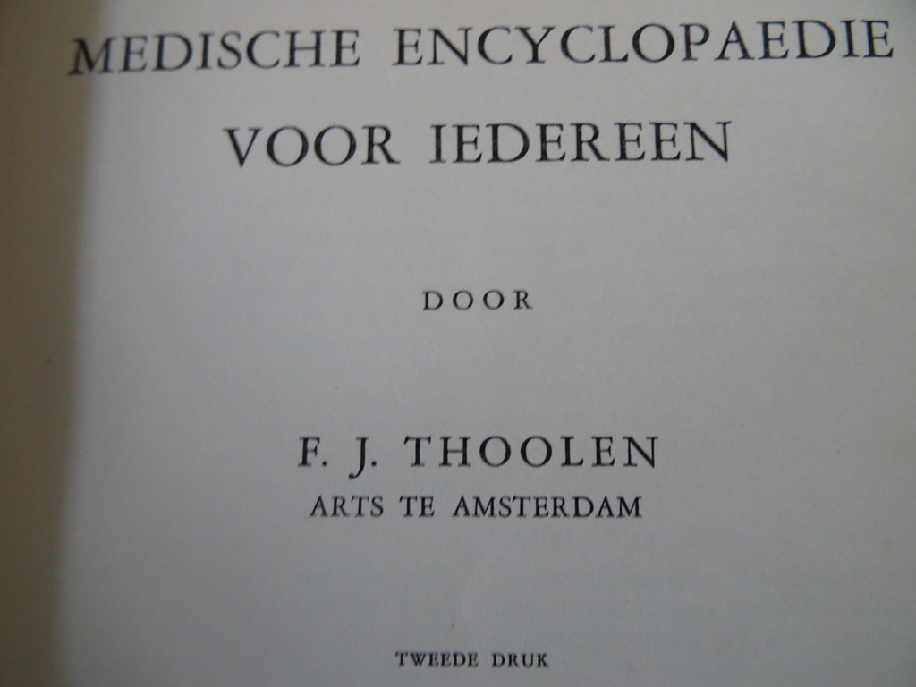 F. J. Thoolen Medische encyclopedie - Afbeelding 3