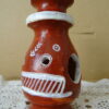 Aardewerk wierookbrander Mali 13cm vintage