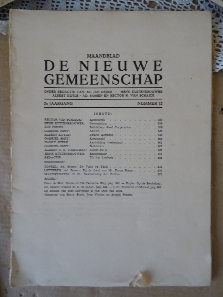 Collectie Maandblad De Gemeenschap 1933-1939 - Afbeelding 3
