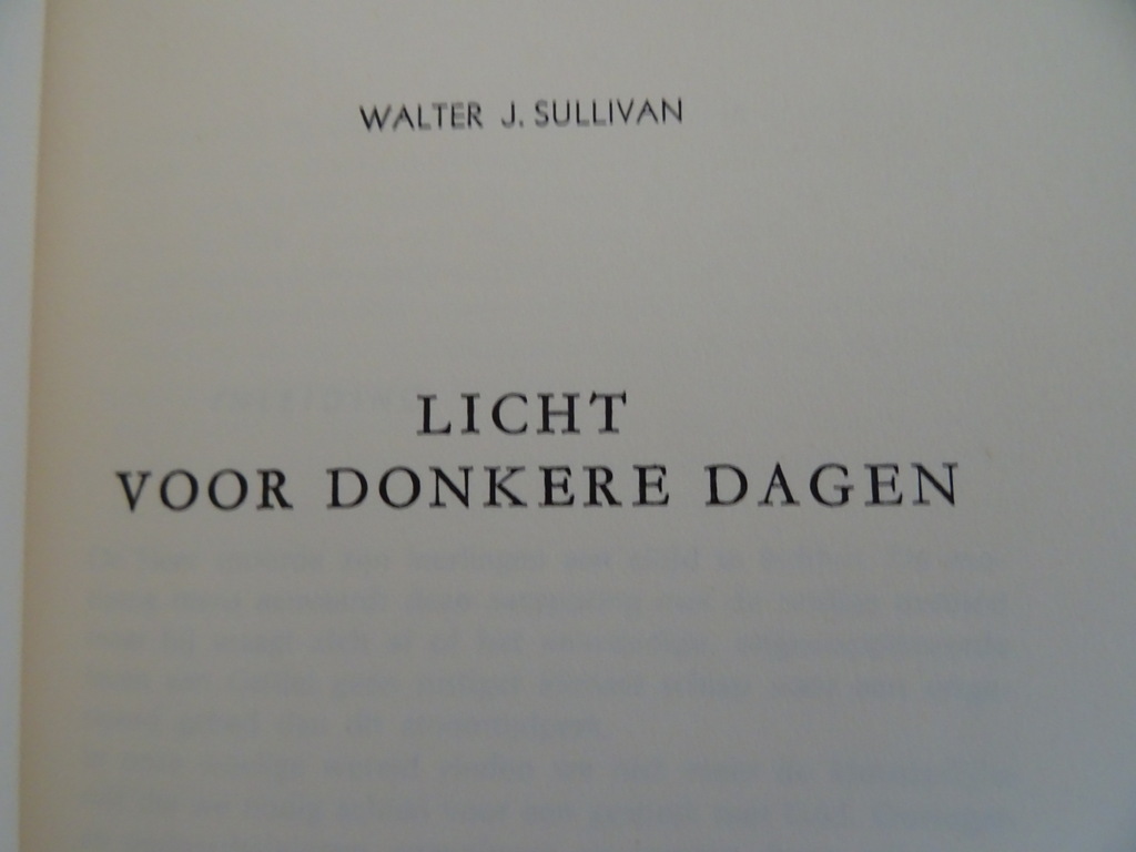 Walter J. Sullivan Licht voor donkere dagen - Afbeelding 3
