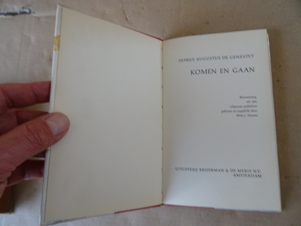 Wim Simons Komen en gaan Bloemlezing - Afbeelding 5