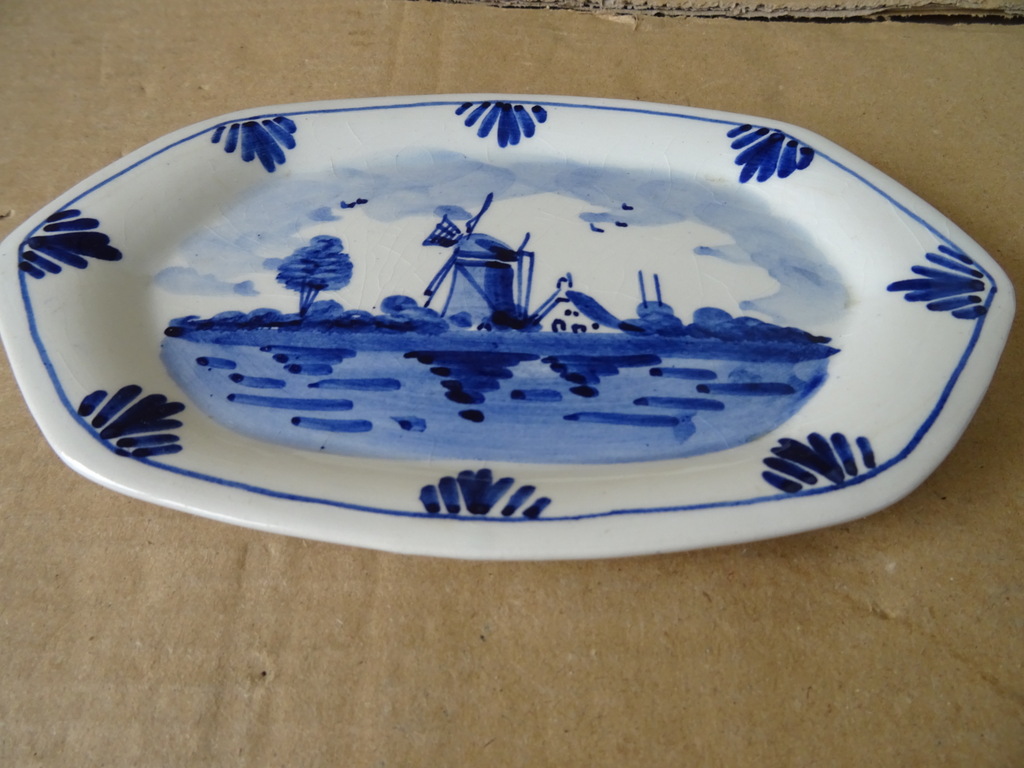Delfts blauw schaaltje 17cm Delfts Holland Handpainted - Afbeelding 2