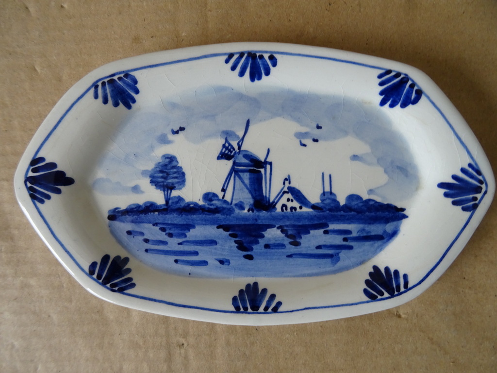 Delfts blauw schaaltje 17cm Delfts Holland Handpainted - Afbeelding 3