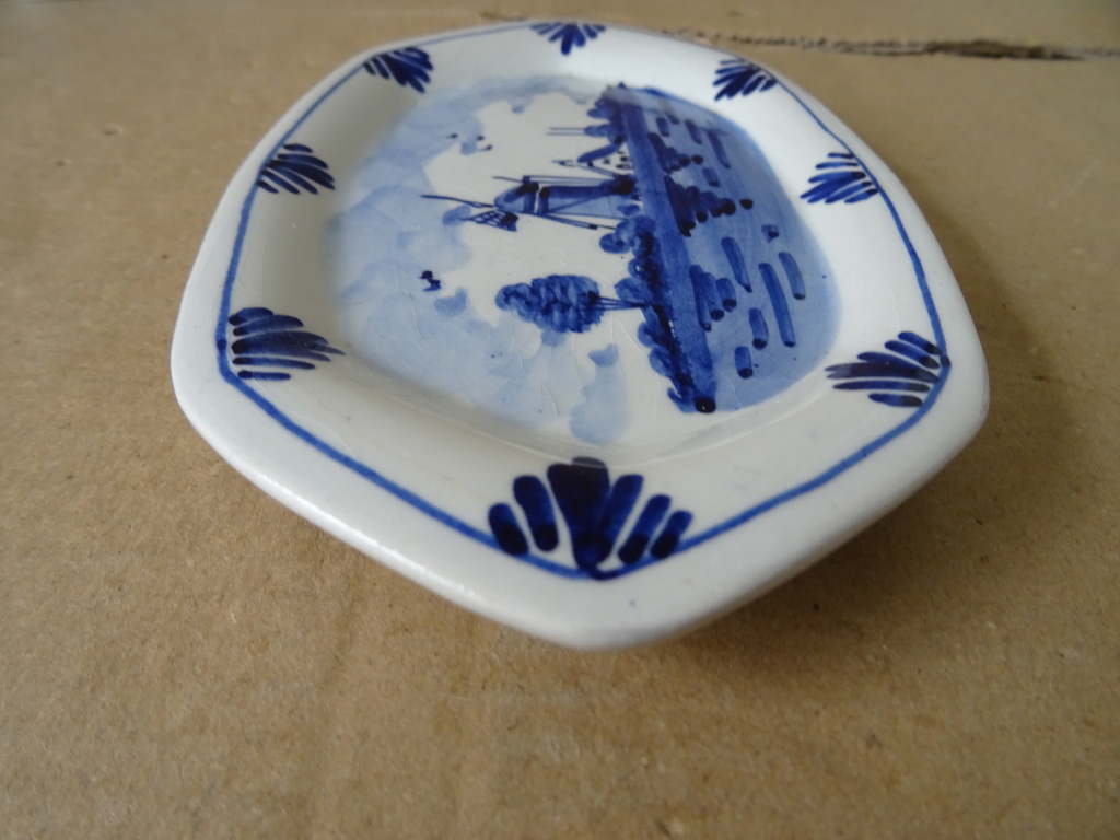 Delfts blauw schaaltje 17cm Delfts Holland Handpainted - Afbeelding 5