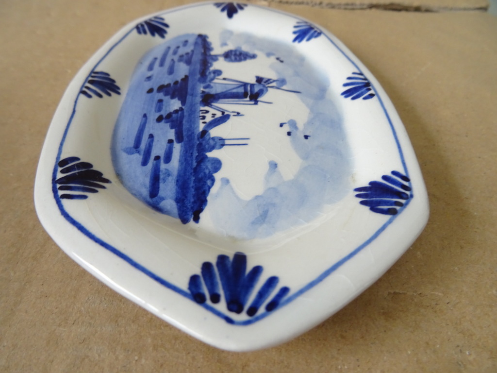 Delfts blauw schaaltje 17cm Delfts Holland Handpainted - Afbeelding 7