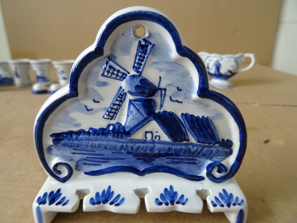 Vintage Delfts blauwe lepelrekjes Delfts Holland 19 euro per stuk - Afbeelding 4