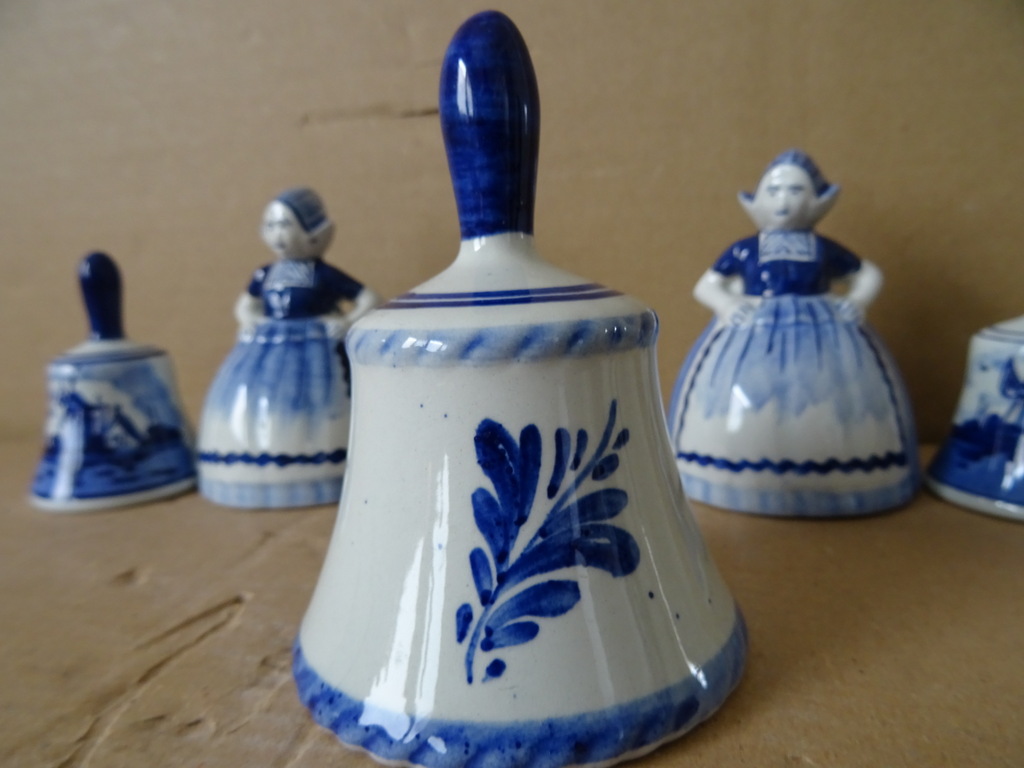 Collectie Delfts blauwe bellen Delfts Holland zonder klepels - Afbeelding 7