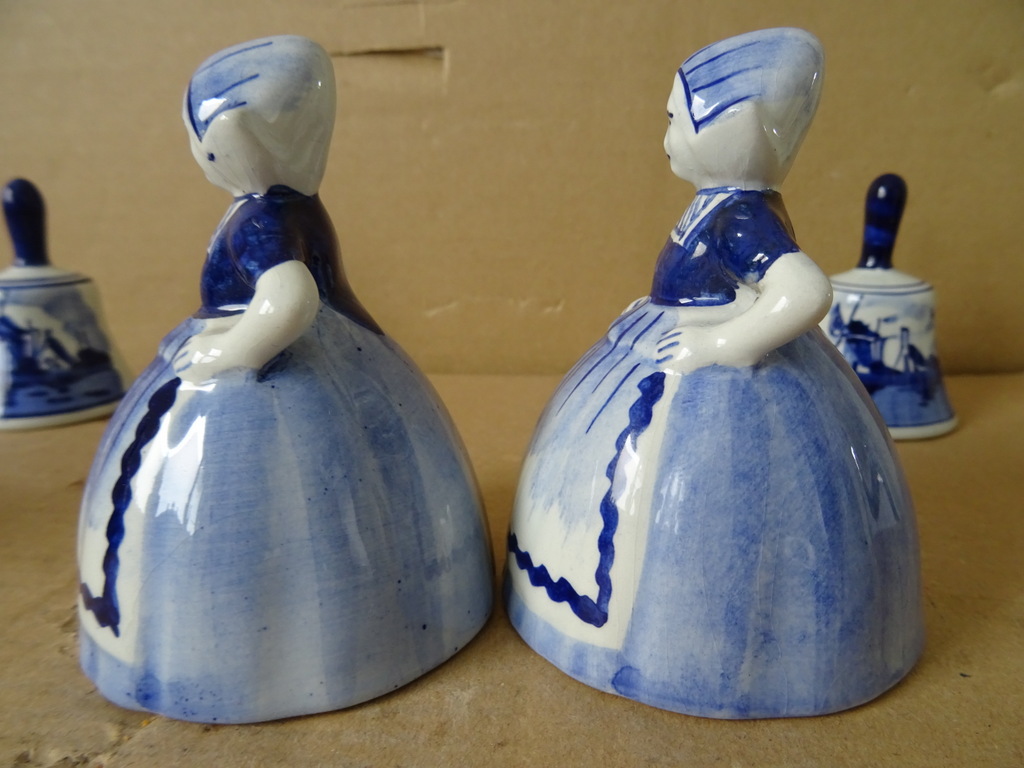 Collectie Delfts blauwe bellen Delfts Holland zonder klepels - Afbeelding 9