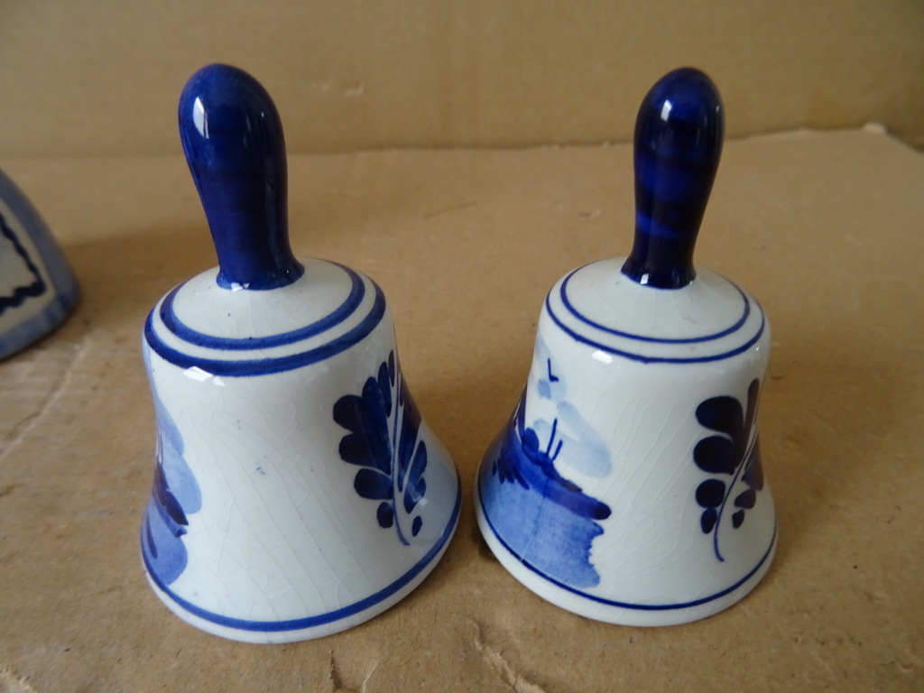 Collectie Delfts blauwe bellen Delfts Holland zonder klepels - Afbeelding 16