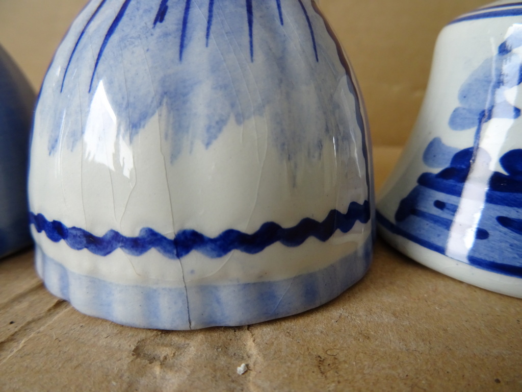 Collectie Delfts blauwe bellen Delfts Holland zonder klepels - Afbeelding 23