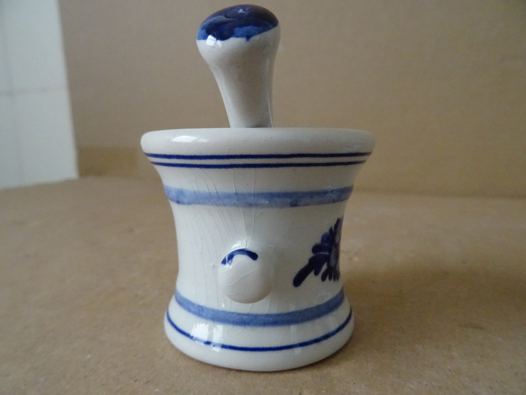 Delfts blauw vijzeltje met stamper Delfts Holland Squibb 19 euro per set - Afbeelding 5