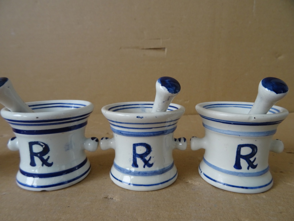Delfts blauw vijzeltje met stamper Delfts Holland Squibb 19 euro per set - Afbeelding 10