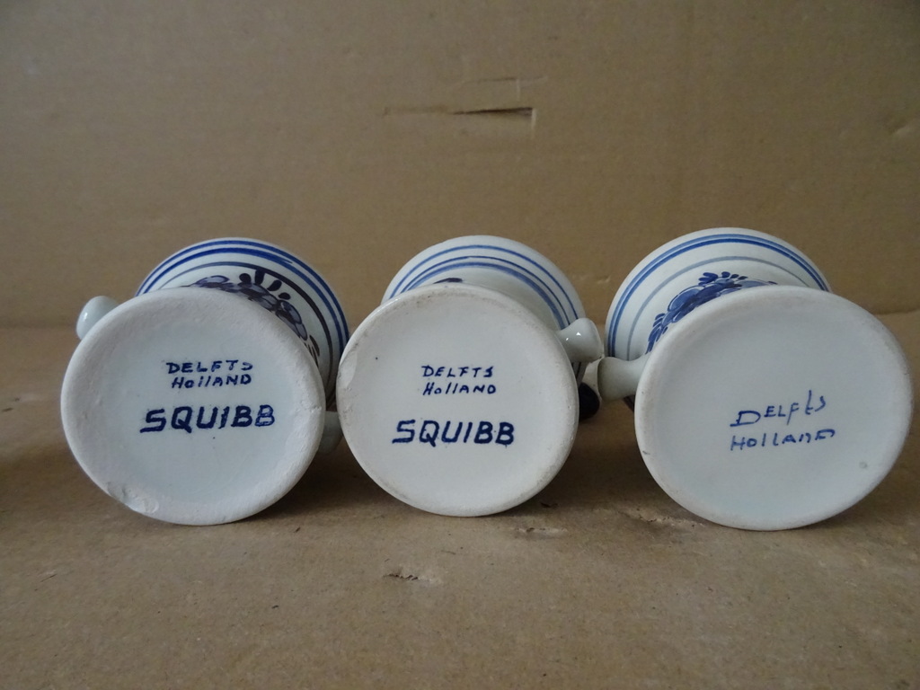 Delfts blauw vijzeltje met stamper Delfts Holland Squibb 19 euro per set - Afbeelding 13