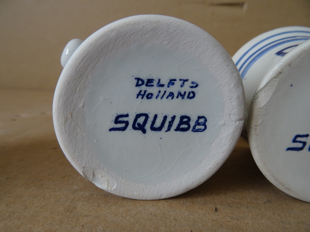 Delfts blauw vijzeltje met stamper Delfts Holland Squibb 19 euro per set - Afbeelding 14