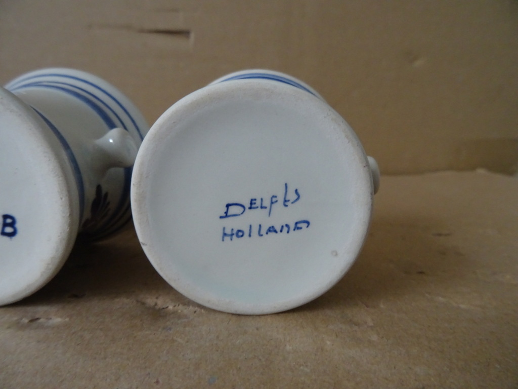 Delfts blauw vijzeltje met stamper Delfts Holland Squibb 19 euro per set - Afbeelding 16