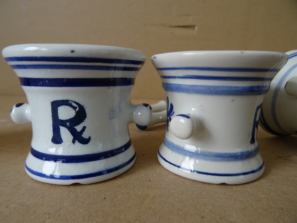 Delfts blauw vijzeltje met stamper Delfts Holland Squibb 19 euro per set - Afbeelding 17