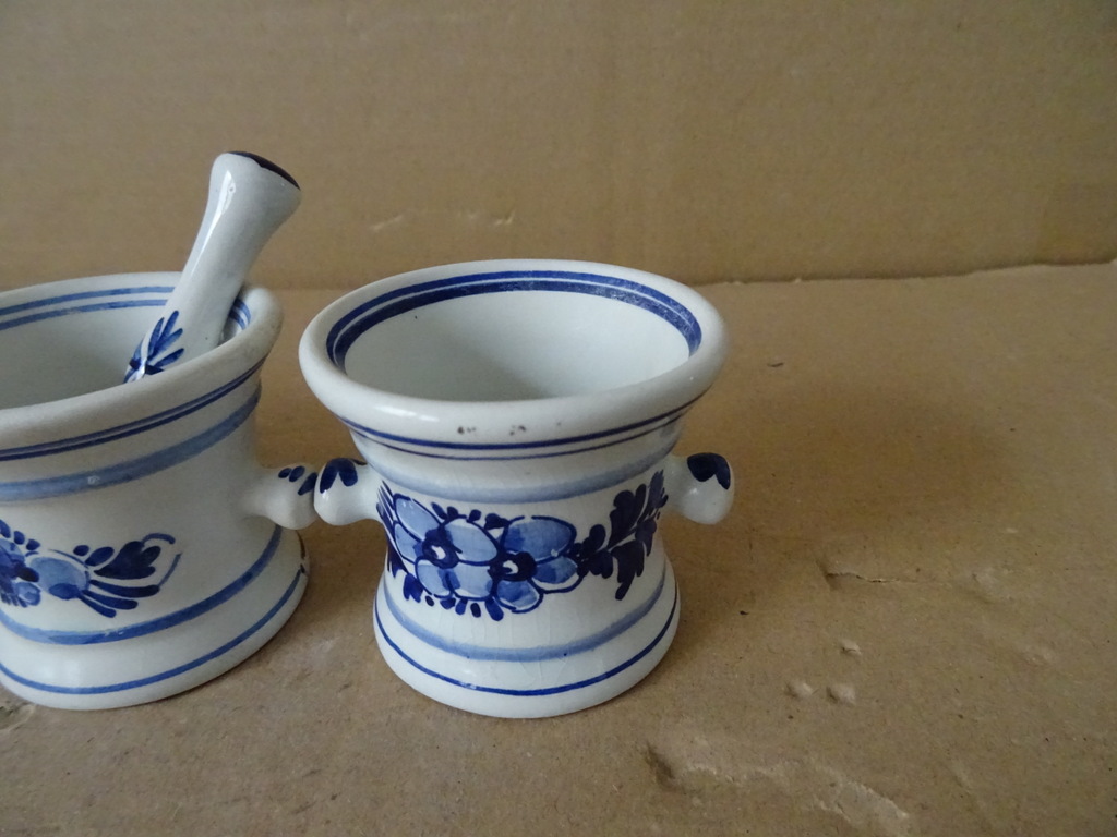 Delfts blauw vijzeltje met stamper Delfts Holland Squibb 19 euro per set - Afbeelding 23