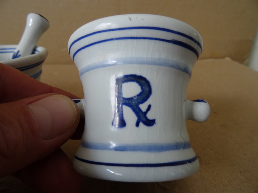 Delfts blauw vijzeltje met stamper Delfts Holland Squibb 19 euro per set - Afbeelding 25
