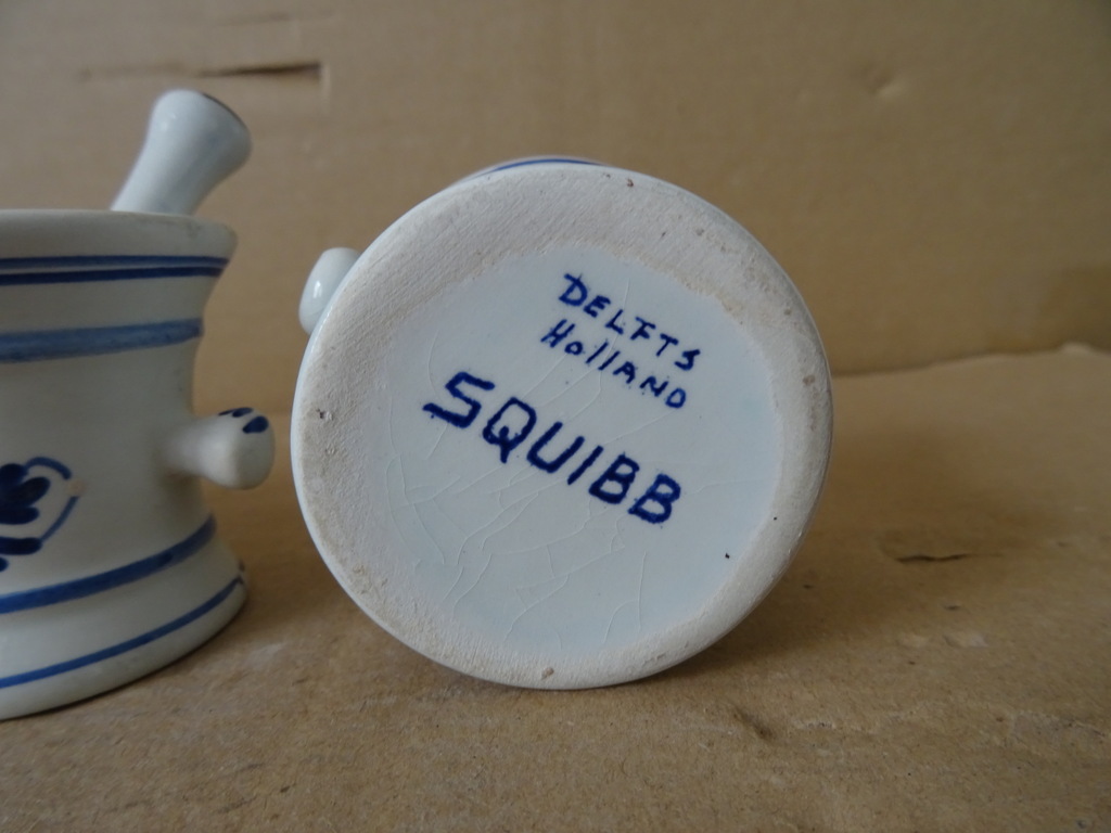 Delfts blauw vijzeltje met stamper Delfts Holland Squibb 19 euro per set - Afbeelding 27