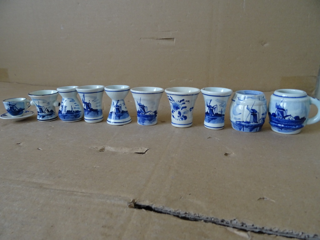 Collectie Delfts blauwe miniaturen Delfts Holland