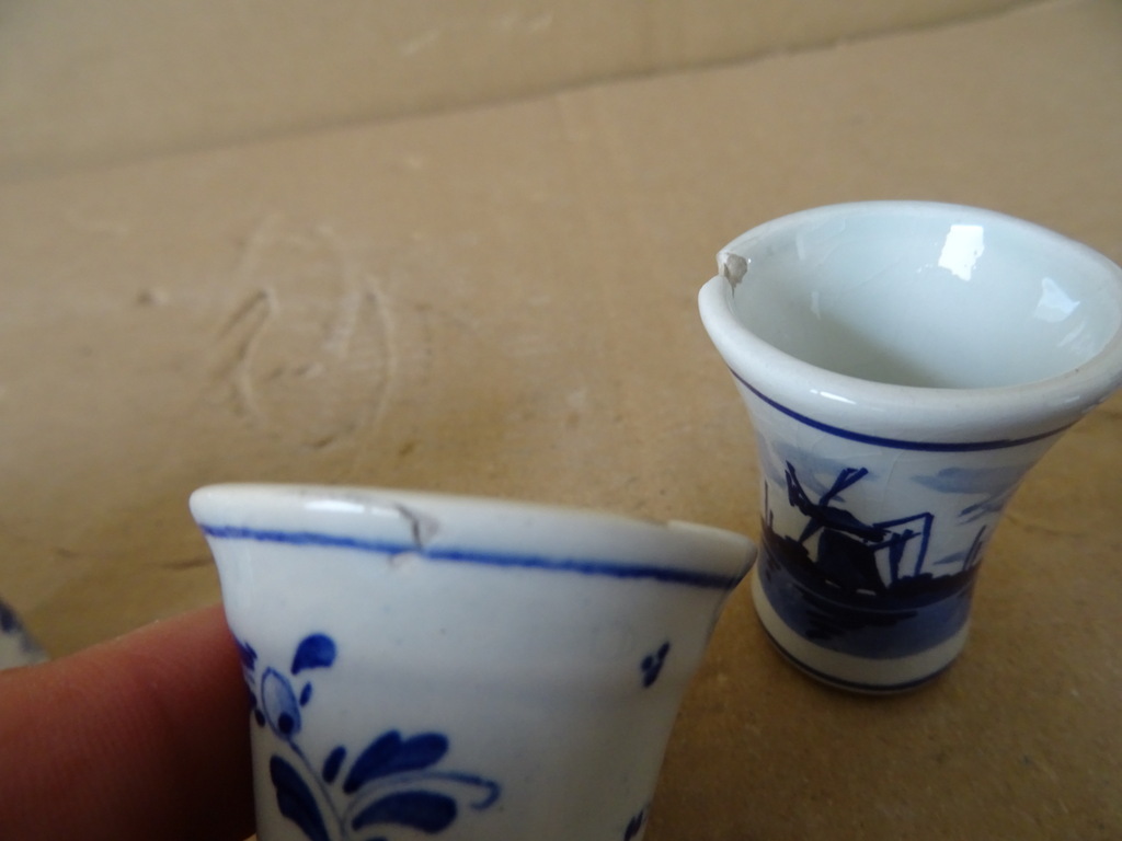 Collectie Delfts blauwe miniaturen Delfts Holland - Afbeelding 13