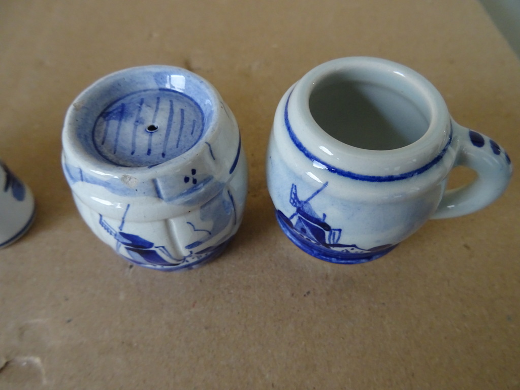 Collectie Delfts blauwe miniaturen Delfts Holland - Afbeelding 17