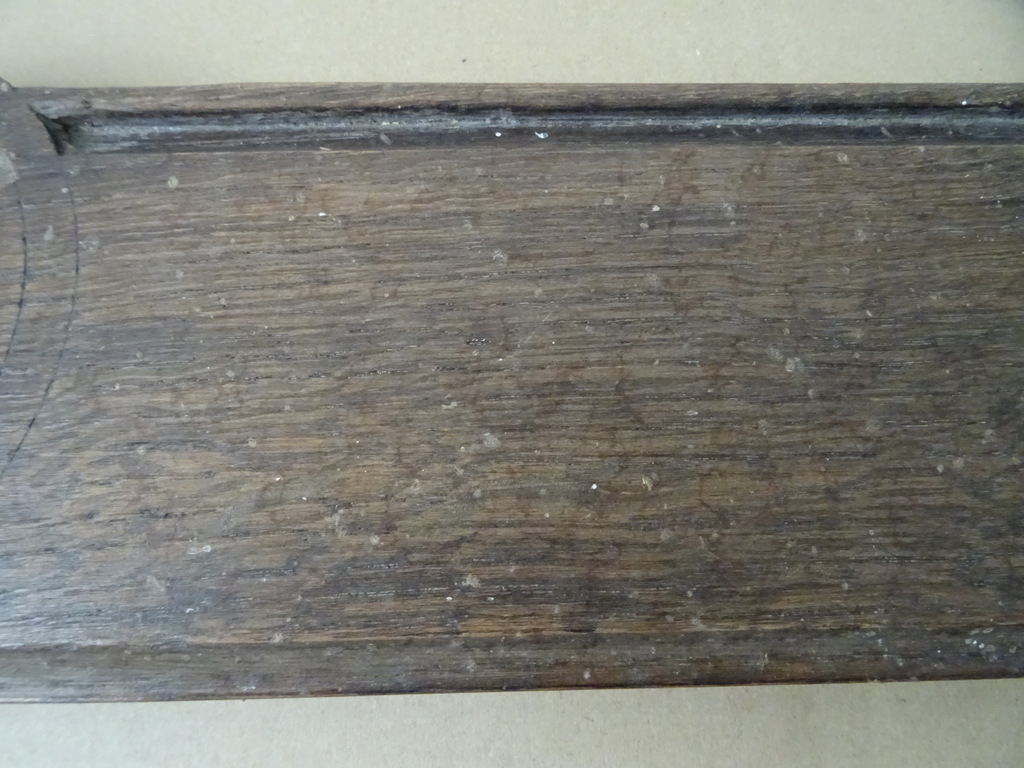 Antieke houten lijst Christus Rex 77x121cm - Afbeelding 4