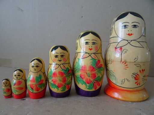 Vintage Russische matroesjka USSR 16cm