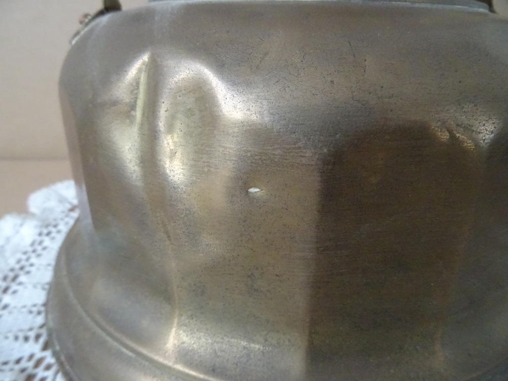 Antieke koperen waterketel 29cm - Afbeelding 13