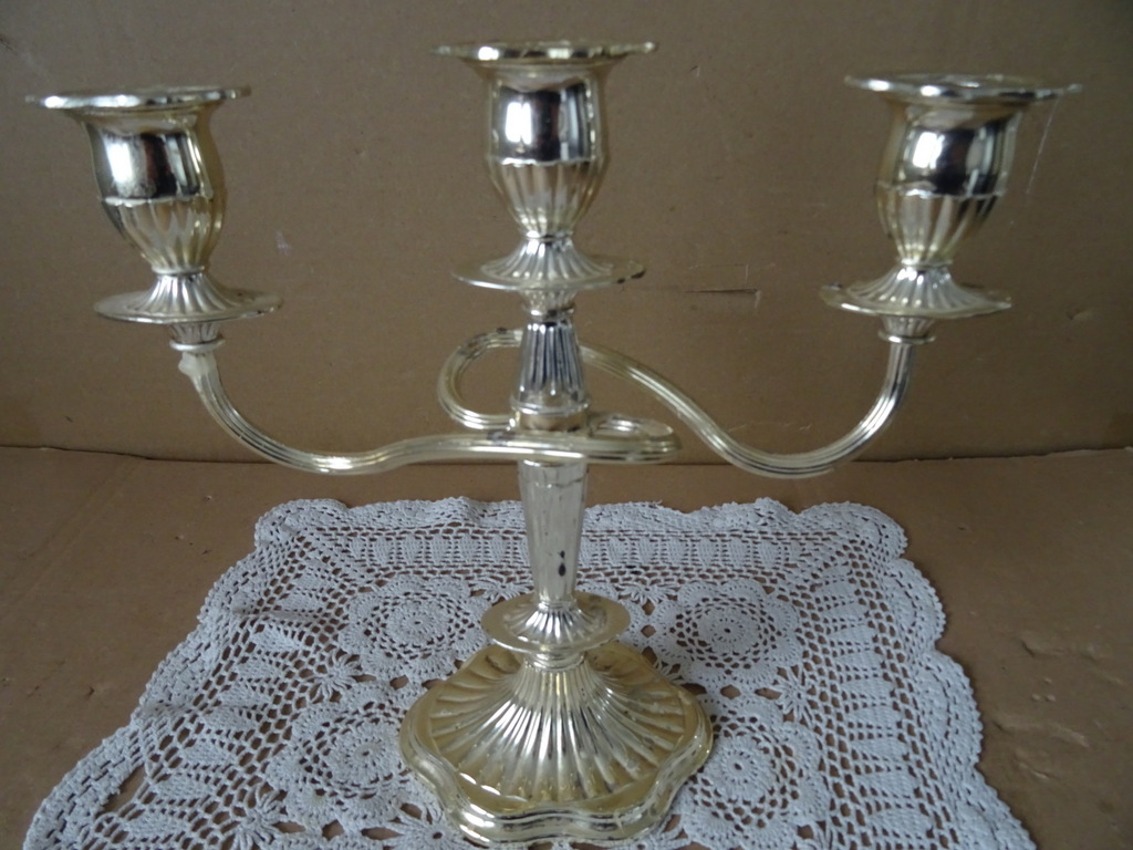 Vintage design kandelaar 15cm - Afbeelding 2