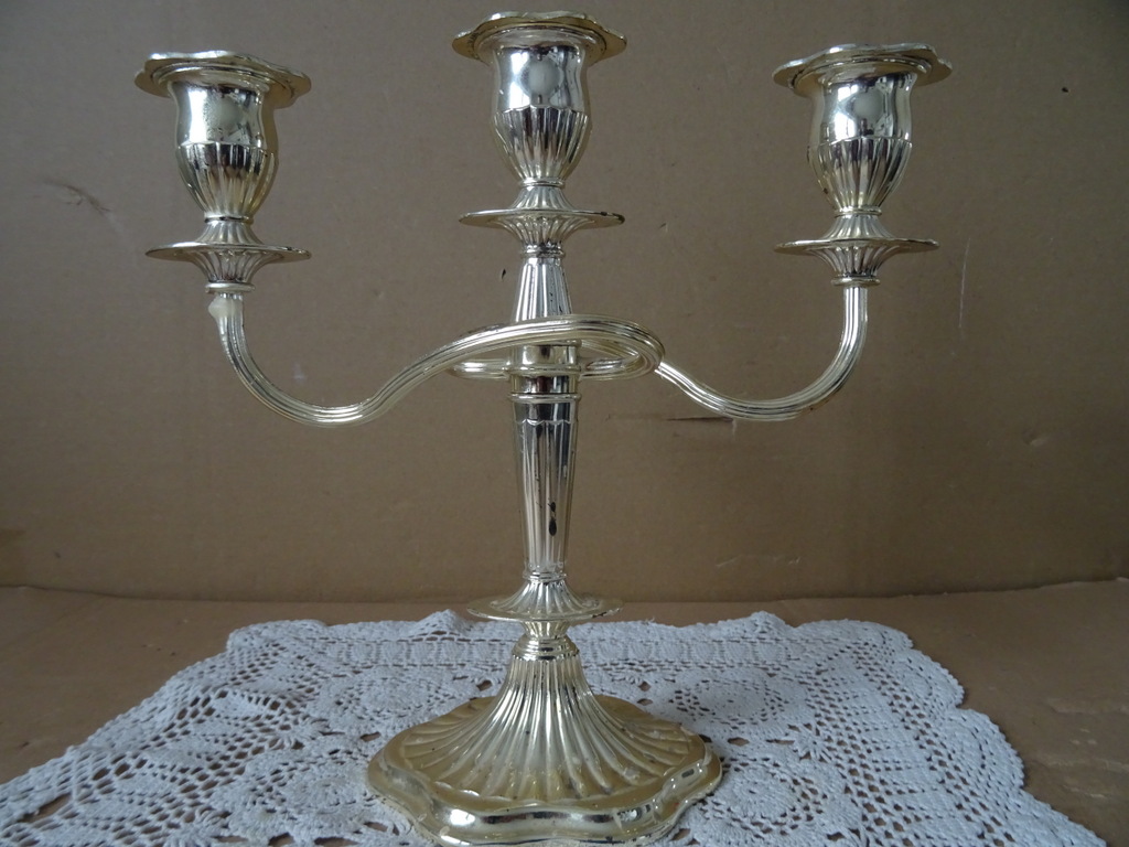 Vintage design kandelaar 15cm - Afbeelding 3